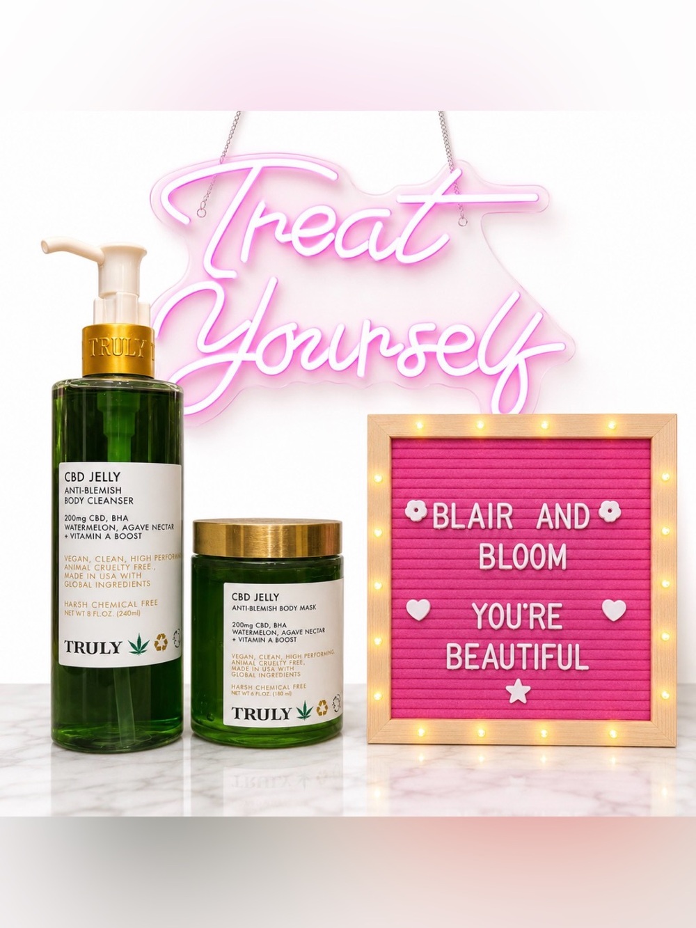 Truly Beauty C.B.D. Anti-Blemish Body Cleanser & Body Mask-Discontinued